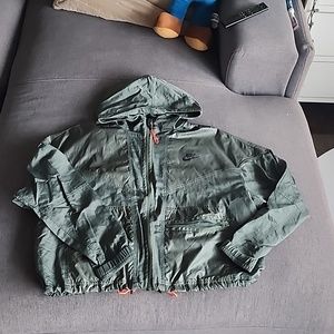 Women's baggy crop spring lined jacket